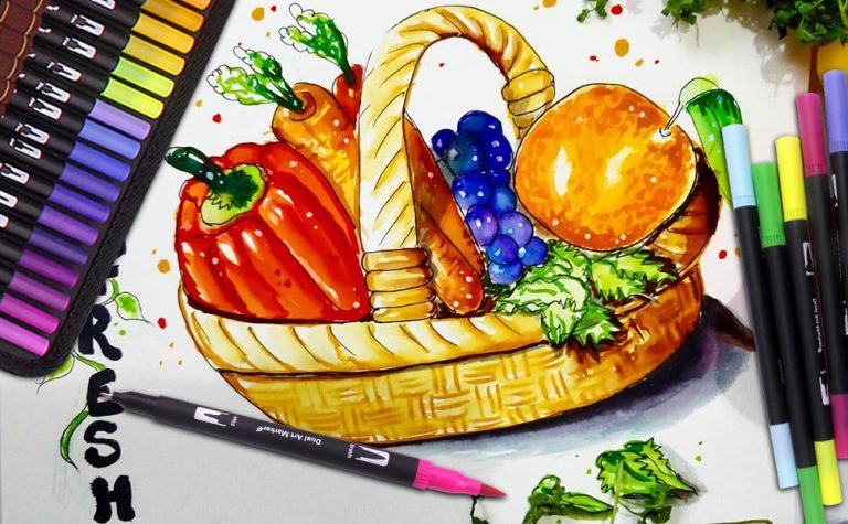 Feutres aquarelle